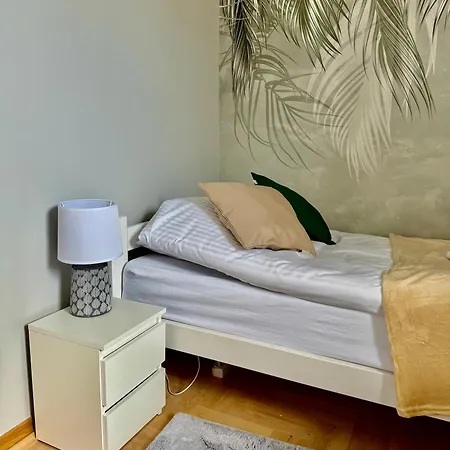 Blue Zone With Parking, Balcony And Garden Apartment